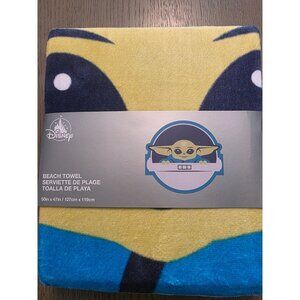 Disney Parks Grogu Beach Towel 50 X 47 NEW Beach Pool Star Wars